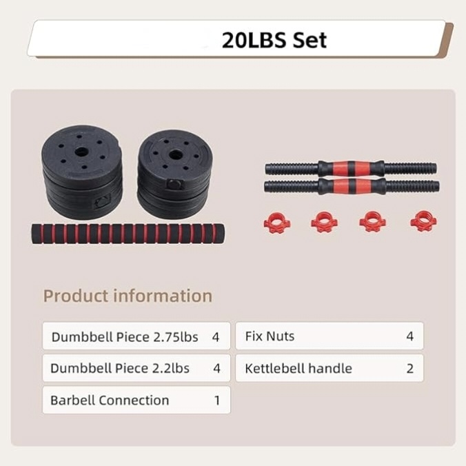 10kg Adjustable Multi-Gym Set - Image 3