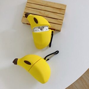 Lovely banana silicone airpod case