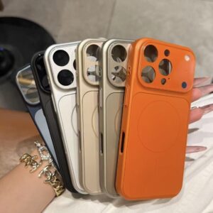 Solid Color All-inclusive Magnetic Phone Case