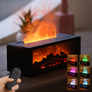 Gemini said  3D Fireplace Flame Diffuser