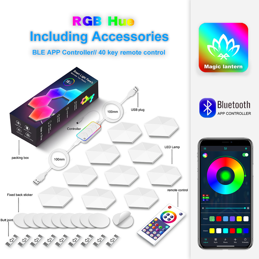 Graffiti Hexagonal Quantum Lamp - Image 2