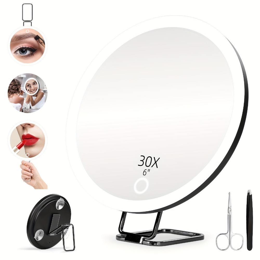 Charging Led Fill Light With Light Bracket Rotating Makeup Mirror - Image 2