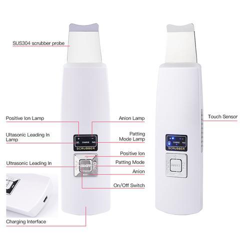 Ultrasonic Skin Scrubber Face Cleanser - Image 2