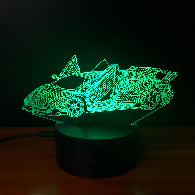 Lamborghini 3D night light - Image 3