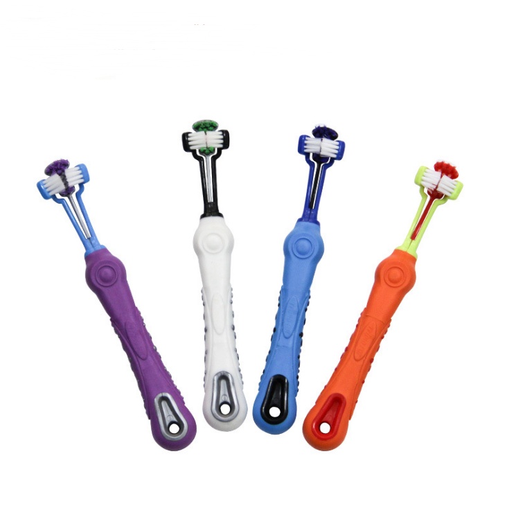 Three Sided Pet Toothbrush For Teeth Care - Image 3