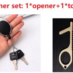 Antibacterial door opener with LOGO