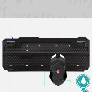 Luminous 4D Gaming Keyboard And Mouse