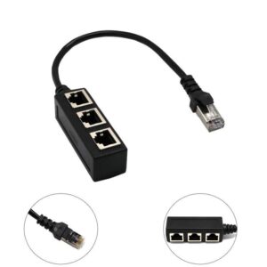 Ethernet Plug Splitter Extender Adapter