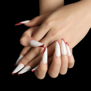Beveled Edge French Manicure