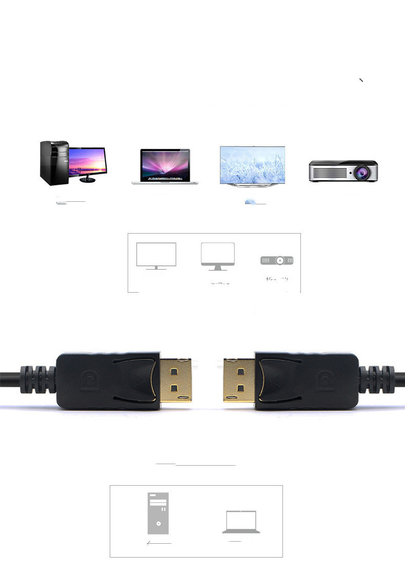 Cable DisPlayPort Video Cable DP To DP - Image 2