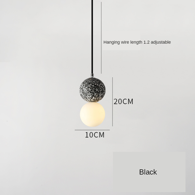 Modern Cement Terrazzo Small Chandelier - Image 7