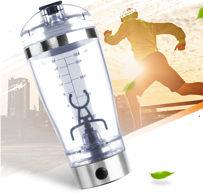 Electric Protein Shake Stirrer USB Shake Bottle Milk Coffee Blender Kettle Sports And Fitness Charging Electric Shaker Cup - Image 10
