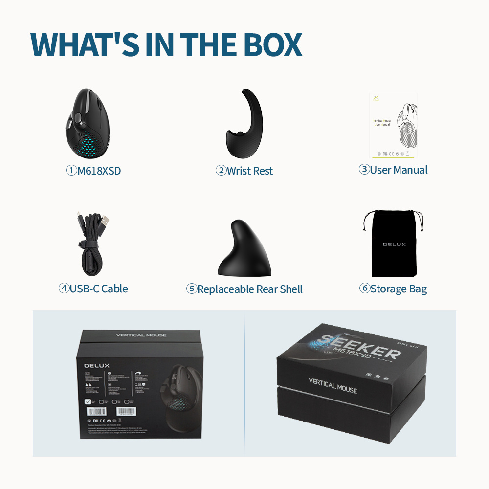 Three-mode Bluetooth Rechargeable Mouse - Image 8