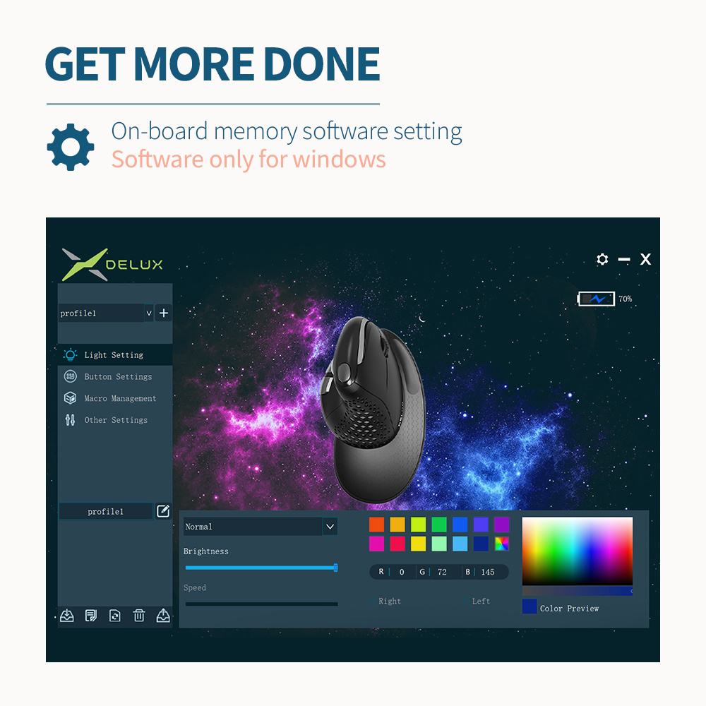 Three-mode Bluetooth Rechargeable Mouse - Image 7