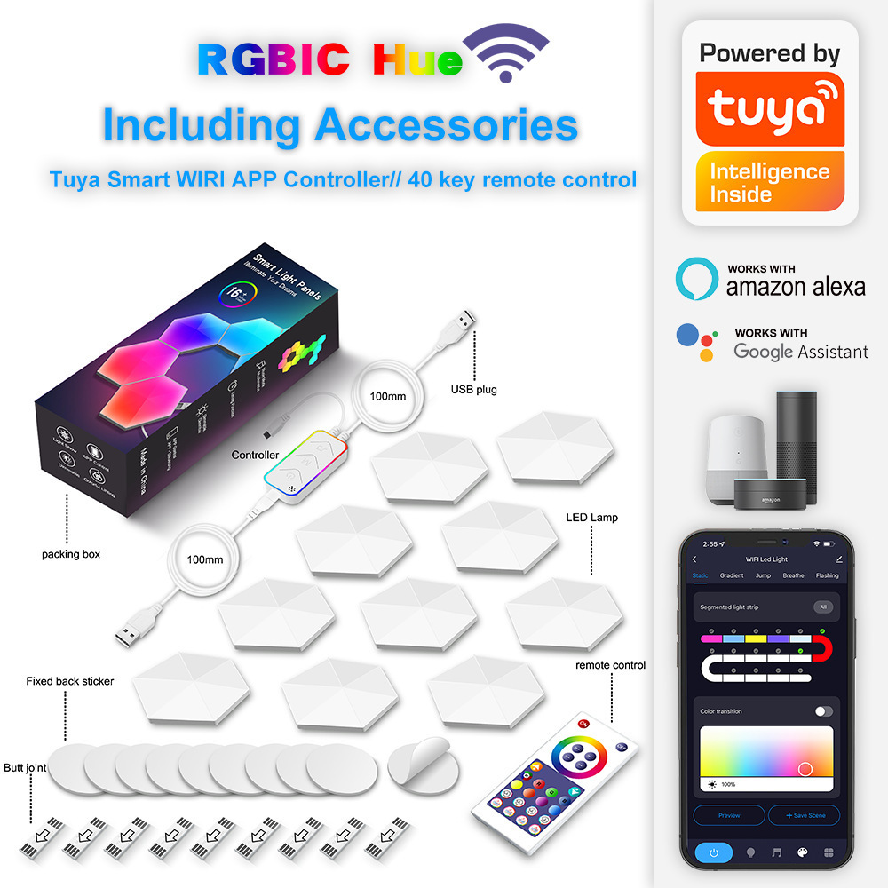 Graffiti Hexagonal Quantum Lamp - Image 3