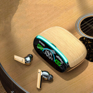 Wood Grain Sports In-ear Noise-canceling Headphones