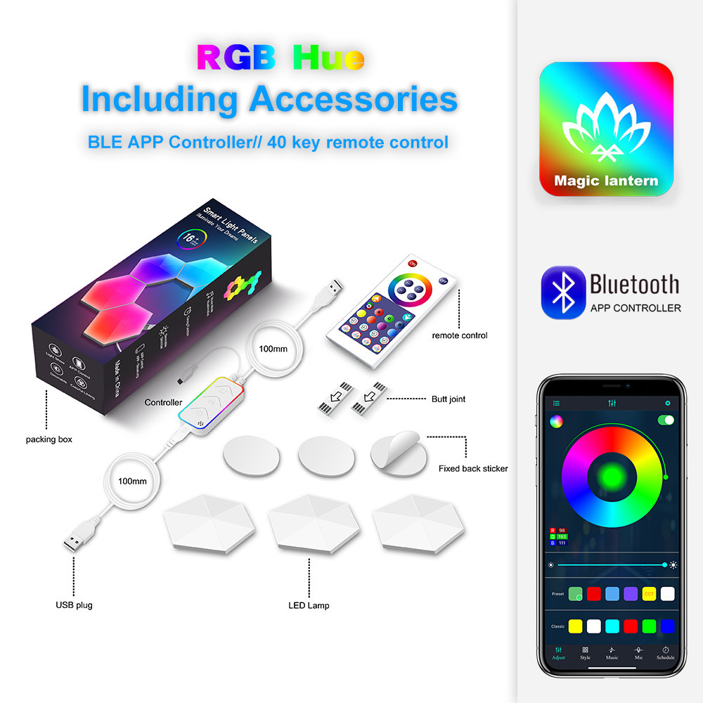 Graffiti Hexagonal Quantum Lamp - Image 10