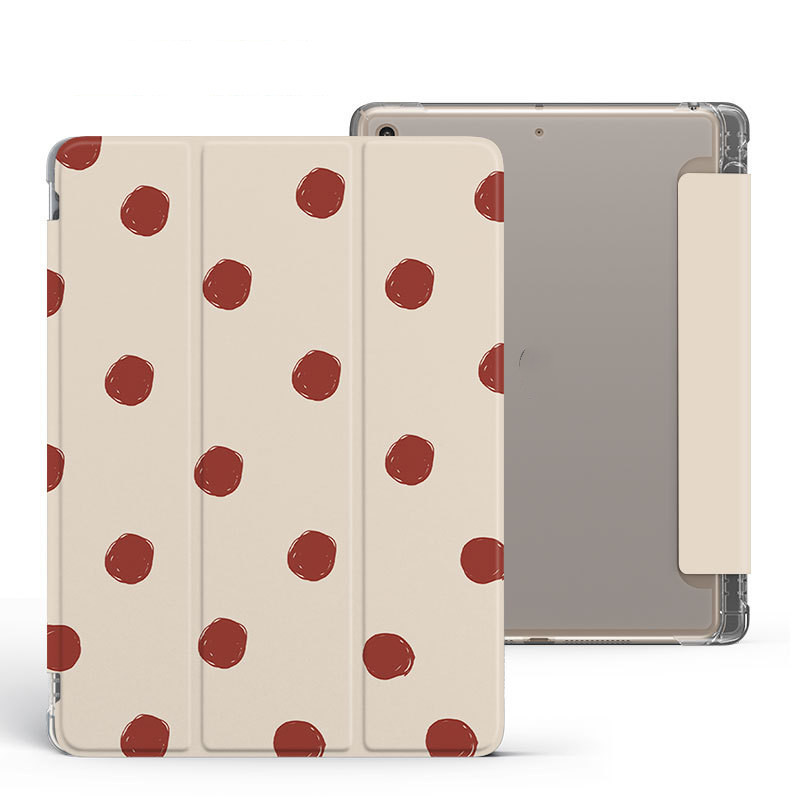 Flip Tri-Fold Pen Tray Silicone Tablet Case - Image 6