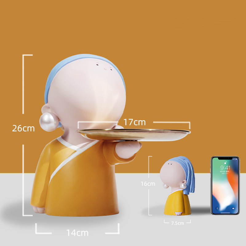 Artistic Girl With Pearl Earrings - Image 2