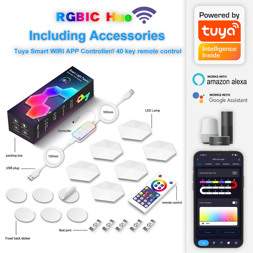 Graffiti Hexagonal Quantum Lamp - Image 6