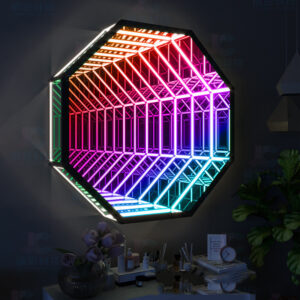 Modern Creative Abyss Melaleuca Mirror