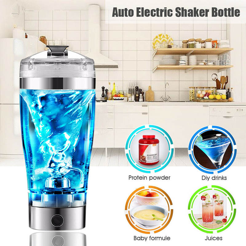 Electric Protein Shake Stirrer USB Shake Bottle Milk Coffee Blender Kettle Sports And Fitness Charging Electric Shaker Cup - Image 9