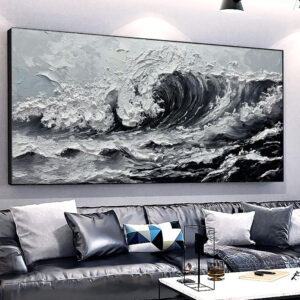 Seawaves Seascape Oil Painting On Canvas