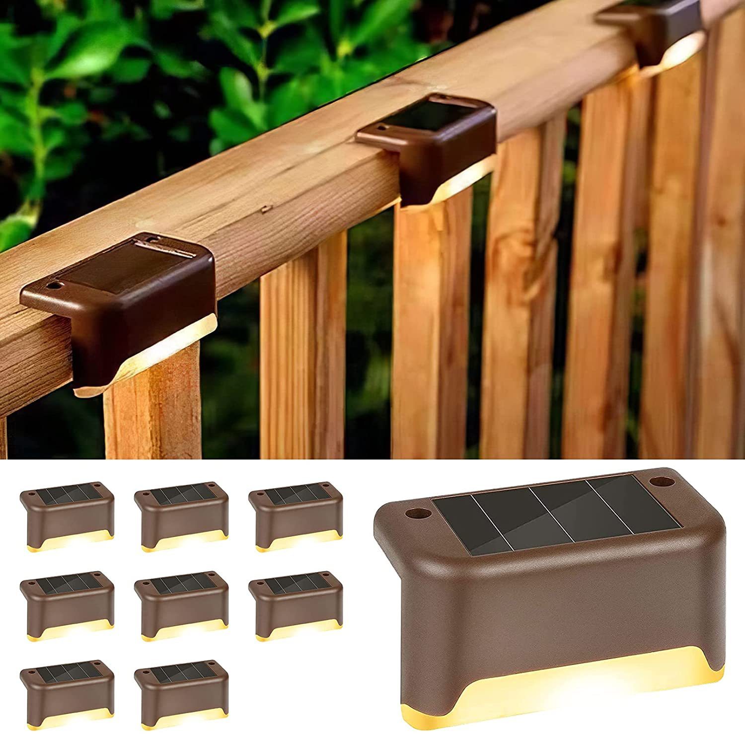 Solar Step Light Outdoor Garden