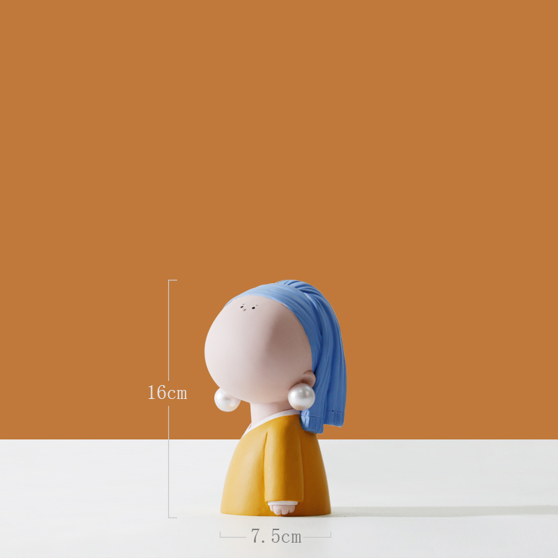 Artistic Girl With Pearl Earrings - Image 6