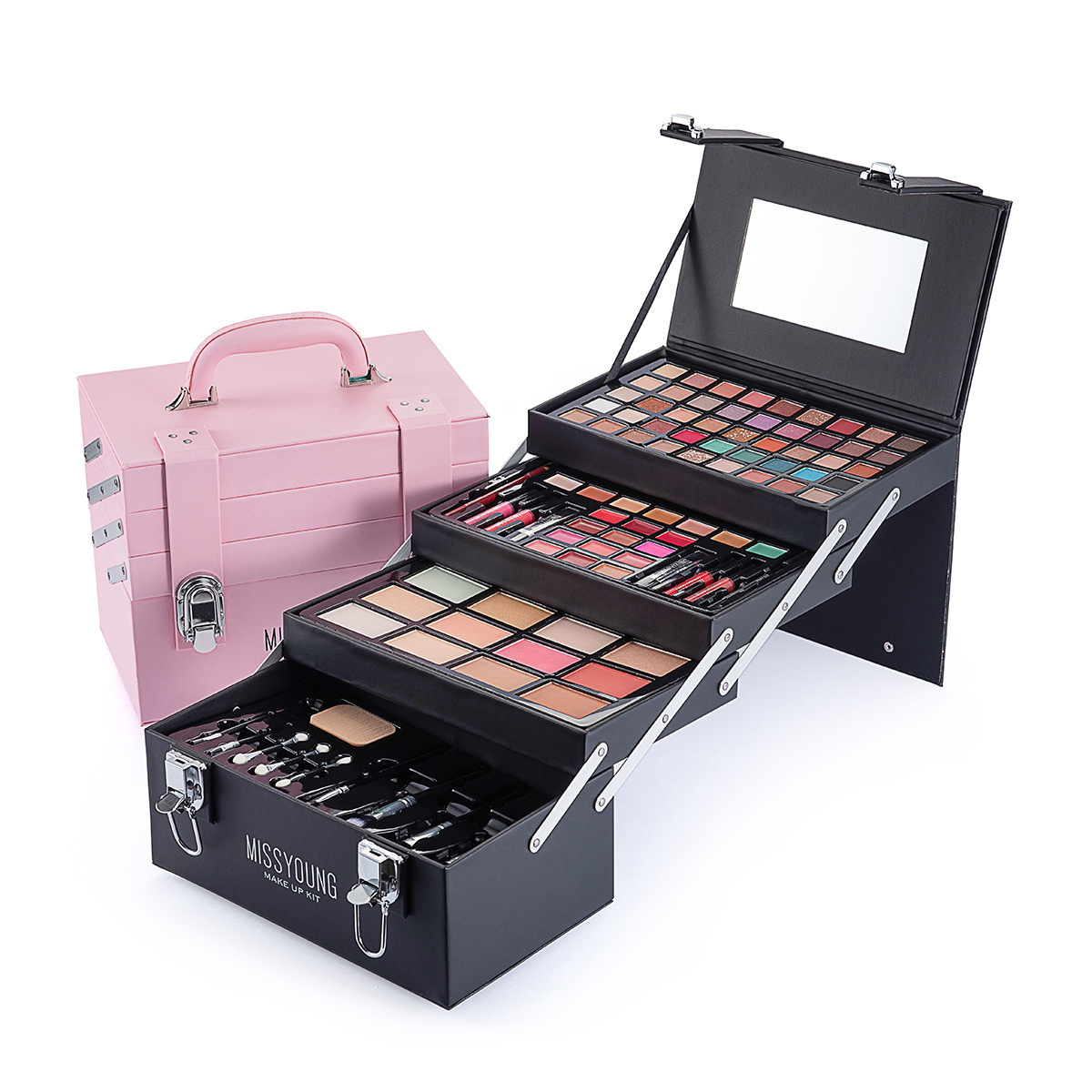 Eye Shadow Lip Gloss Cosmetic Set - Image 2