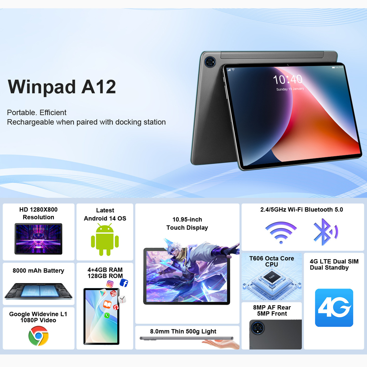 Office Business Light Luxury Elegant Tablet PC - Image 3