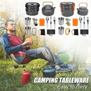 Camping Cookware Kit Outdoor Cooking