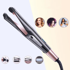 2 in 1 Twisted Flat Iron For Hair Styling