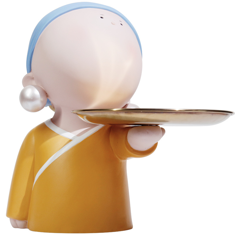 Artistic Girl With Pearl Earrings - Image 4