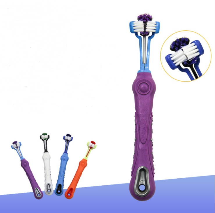 Three Sided Pet Toothbrush For Teeth Care - Image 8