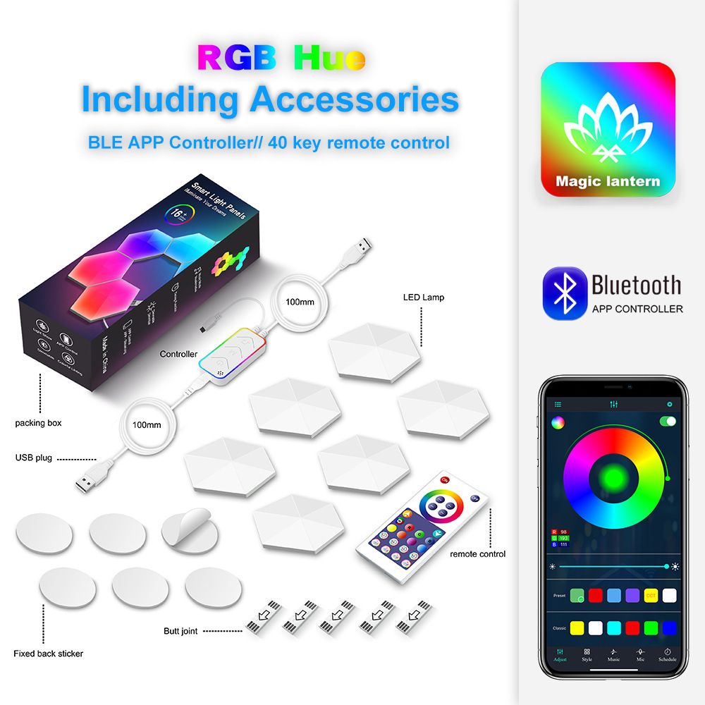 Graffiti Hexagonal Quantum Lamp - Image 4