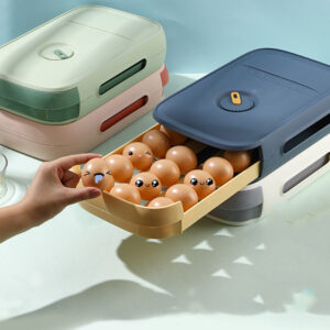 Egg Storage Box Refrigerator Special Drawer Rolling