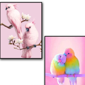 Rubik's Cube Round Diamond Parrot