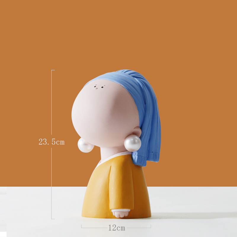 Artistic Girl With Pearl Earrings - Image 5