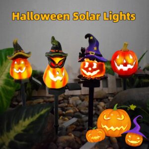 Solar Outdoor Garden Halloween Pumpkin Lantern