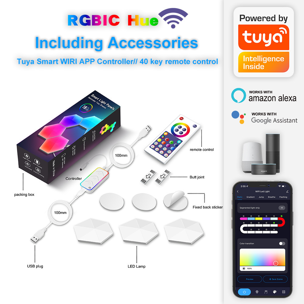 Graffiti Hexagonal Quantum Lamp - Image 9