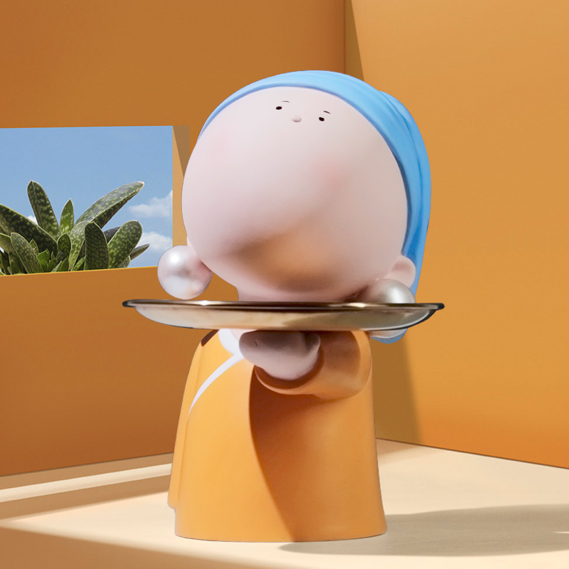 Artistic Girl With Pearl Earrings