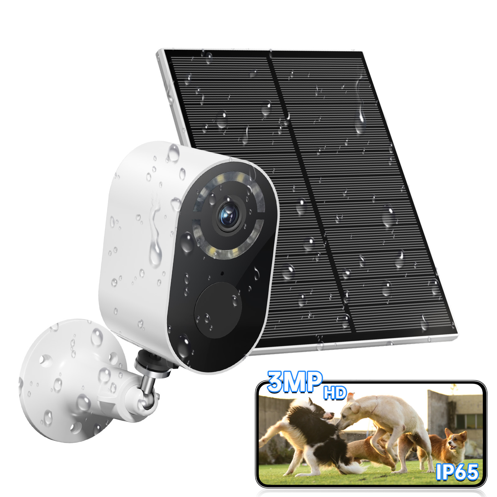 Solar Battery Security Camera Wireless