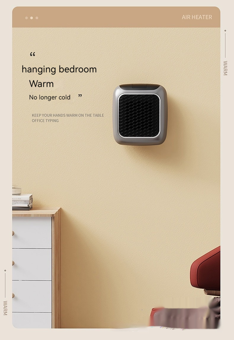 Mini Fan Heater Wall-mounted - Image 2