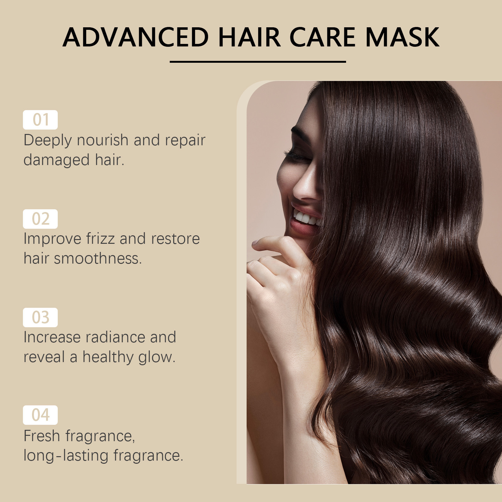 Moisturizing Care Hair Mask Nourishing Hair Care And Improving - Image 2