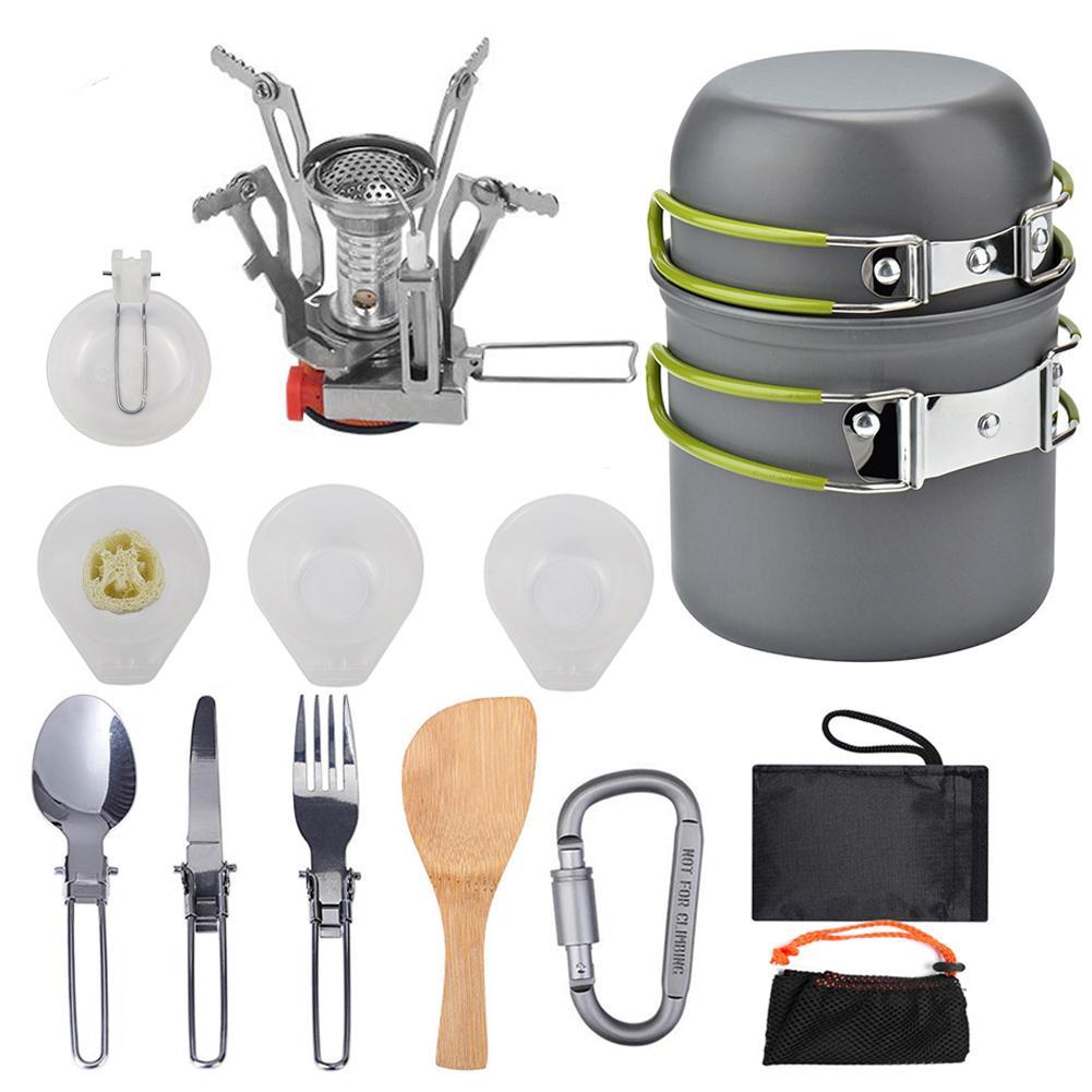 Camping Cookware Kit Outdoor Cooking - Image 6