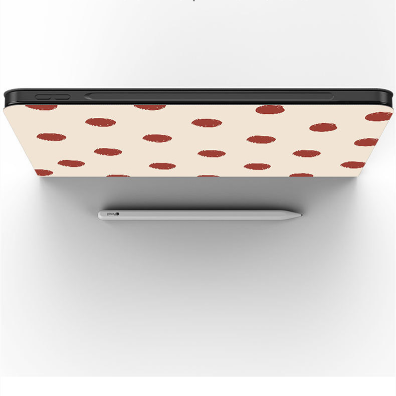 Flip Tri-Fold Pen Tray Silicone Tablet Case - Image 5